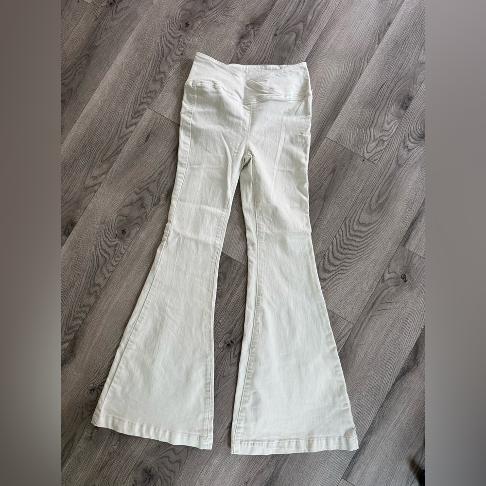 We The Free Cream Flared Pants
